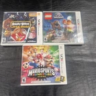 nintendo 3ds game lot bundle(Mario Sports, Jurassic World,Angry Birds Star Wars)