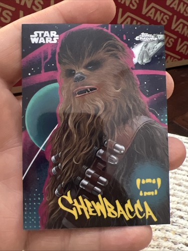 Topps Chrome Star Wars Chewbacca #GG-8 Galactic Graffiti 