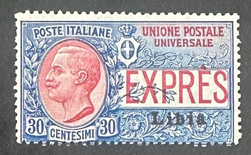LIBYA   E2   Lovely   Mint   VERY   Light   Hinged   Issue