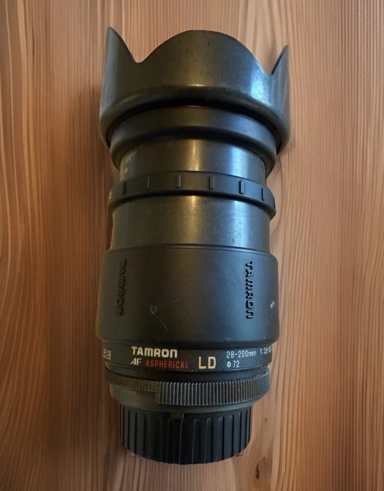 Tamron 28–200mm f/3.8–5.6 LD Aspherical AF Zoom Lens 72mm Telephoto Used - Image 4 of 4