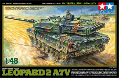 Tamiya 32607 1:48 Deutscher Kampfpanzer Leopard 2 A7V