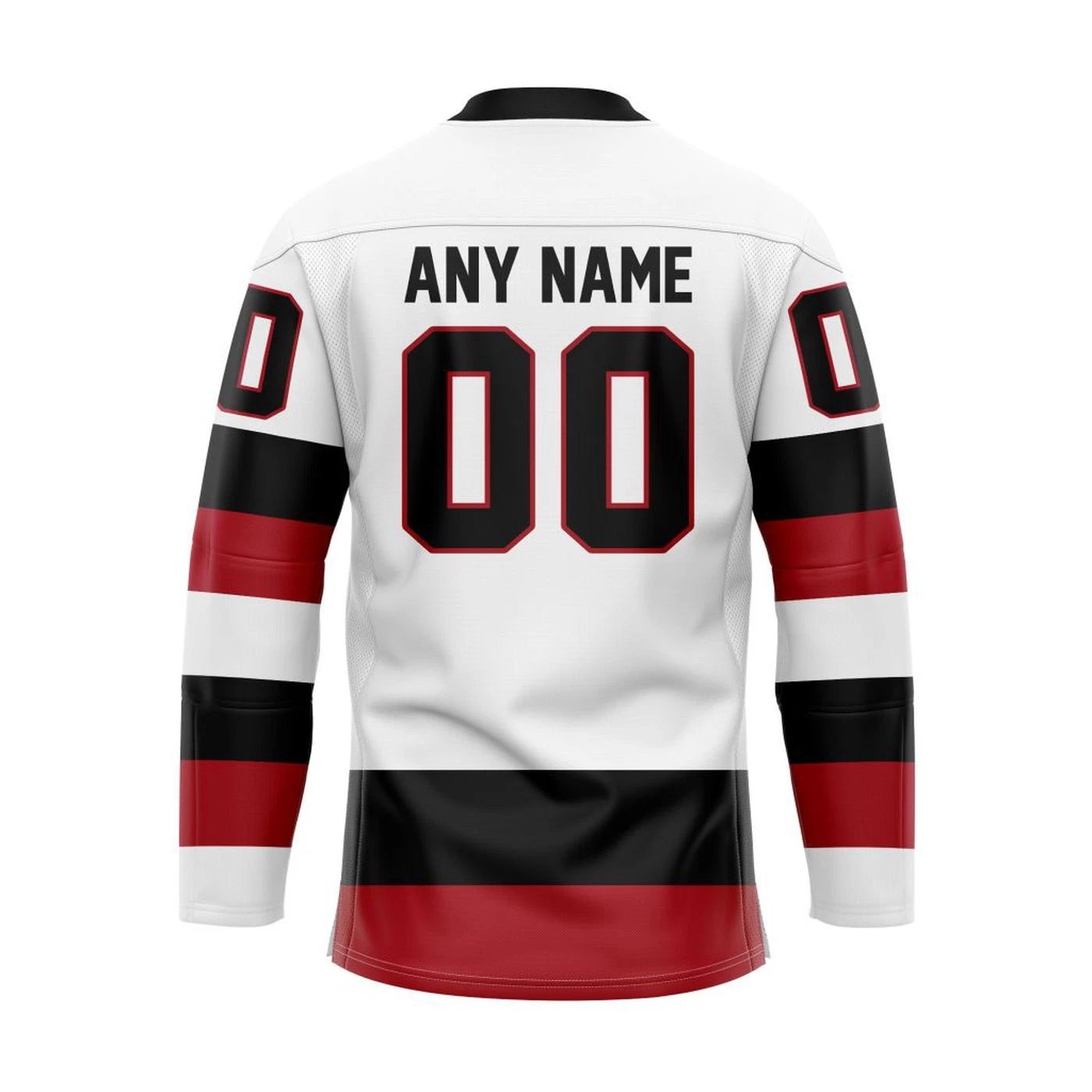 Ottawa 67’s Personalized White Lace Hockey Shirt