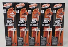Lot of 5 Nerf Pro Mag  Half-Length Darts Refills for Torrent  Sender 75 Darts 