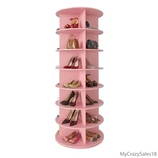 SpaceAid 7 Tier Rotating Shoe Rack Tower