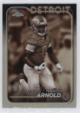 2024 Topps Chrome Rookies Sepia Refractor Terrion Arnold #228 1ar2