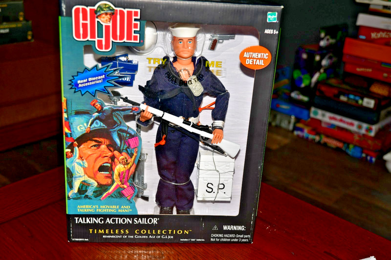 1964 GI Joe reproduction Talking Action Sailor Timeless collection 2002  NIB