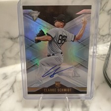 2021 Panini Chronicles Titanium Auto Clarke Schmidt #8 Rookie Autograph RC