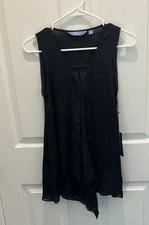 Simply Vera Vera Wang Sleeveless Top NAVY BLUE XS (PLEASE READ THE DESCRIPTION)