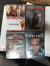 DVD  4 Movie Bundle   Traitor,  Four Brothers, The Equalizer,  Runaway Jury