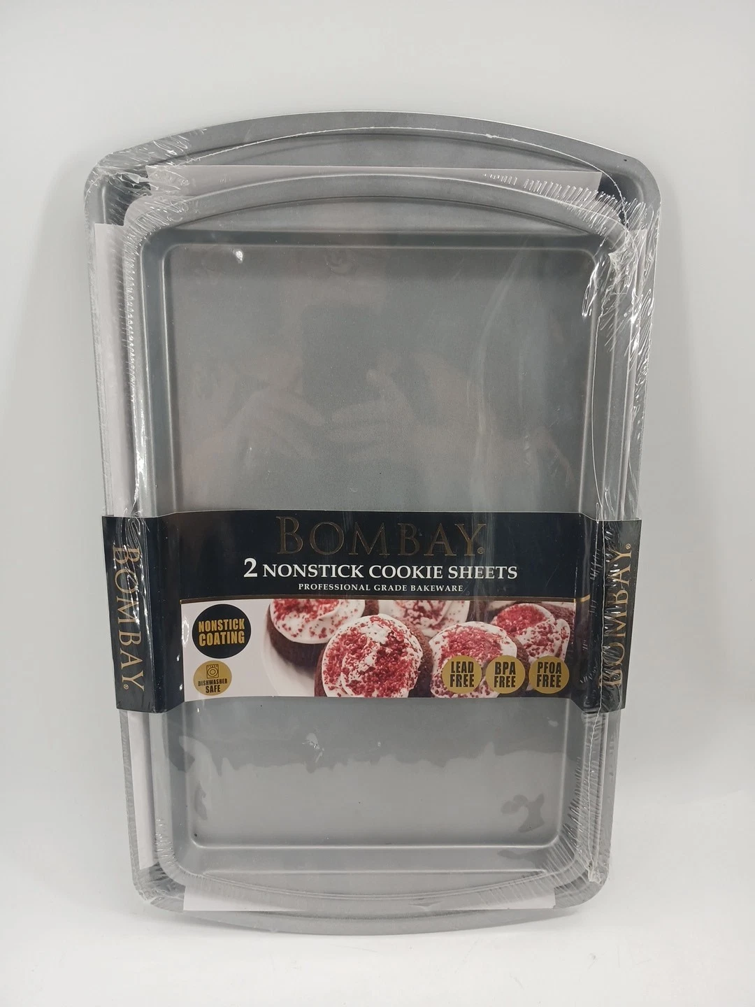 Bombay (Set Of 2) Silver Nonstick Cookie Sheets Professional Grade Bakeware
Opens in a new window or