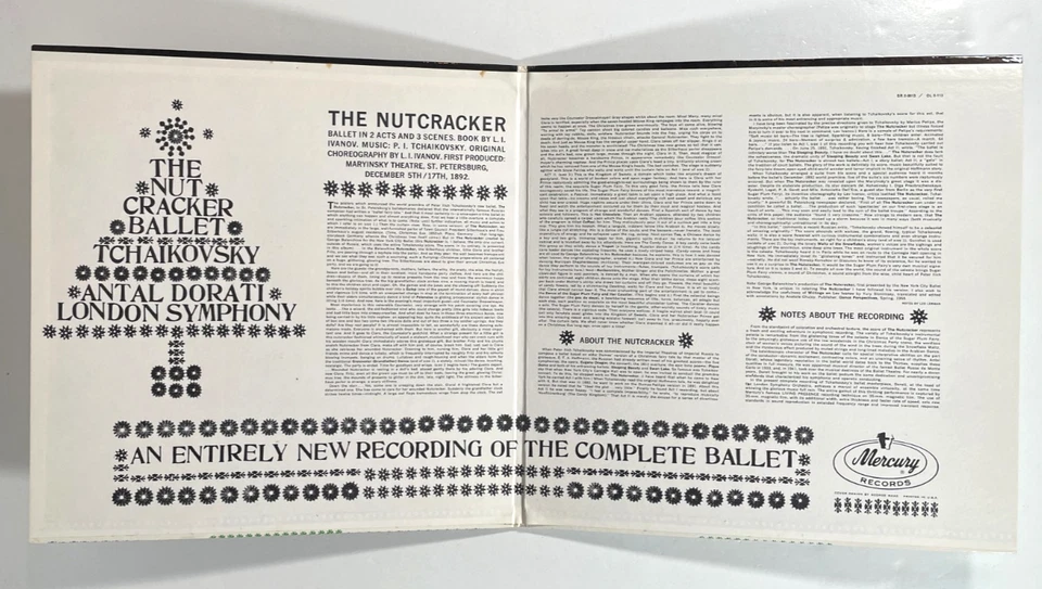 Antal Dorati The Nutcracker Ballet Vinyl 2 LPs 1962 Mercury Living Presence EX - Image 3 of 4