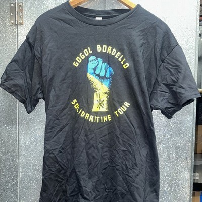 Gogol Bordello Gypsy Punks Black Graphic Men's Short Sleeve solidartine tour