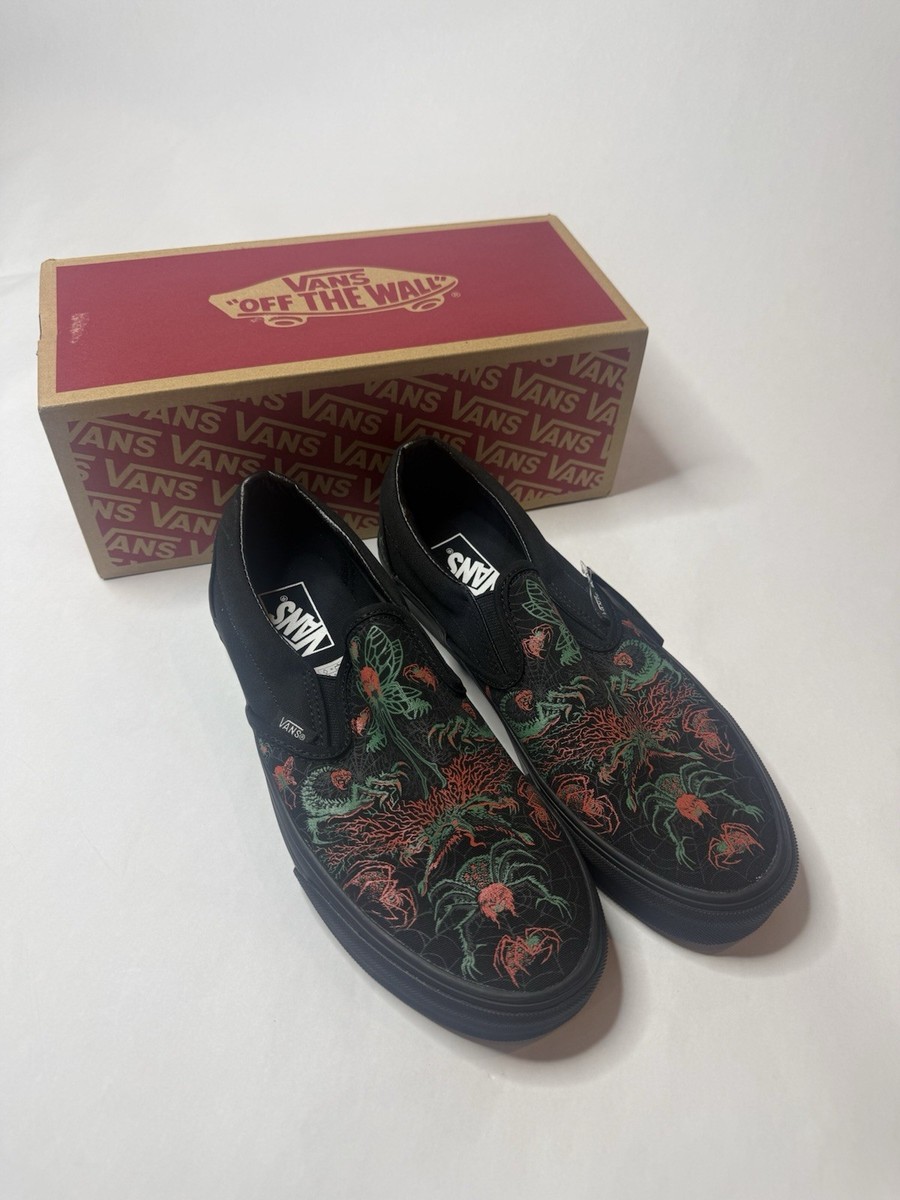 Vans Slip On Evil Omen Glow N Dark Rare Spider Gothcore  display picture 1
