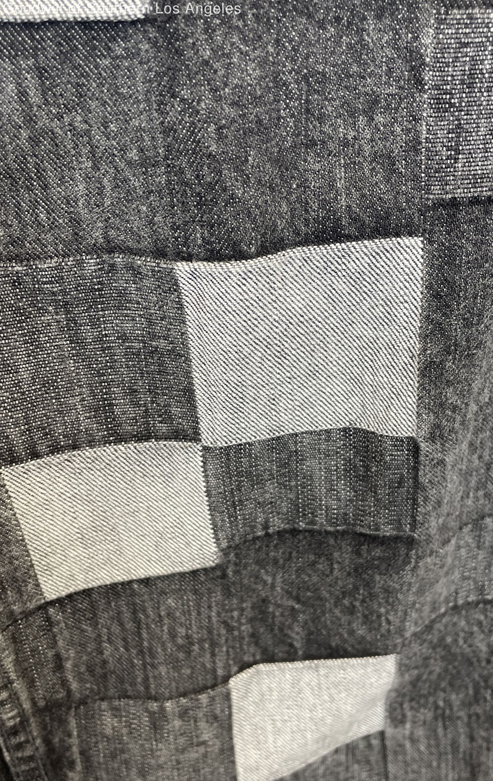 Supreme Gray Patchwork Pattern Denim Painter Jean… - image 5