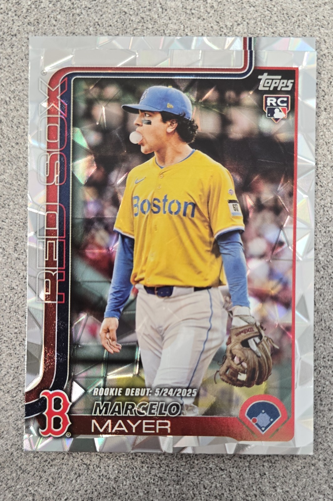 2025 Topps Update Series - Rookie Debut Marcelo Mayer #US276 Diamante Foil (RC)