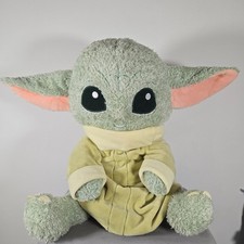 Star Wars Disney Baby YODA Grogu The Child Weighted Plush 14" 3.4 LB New