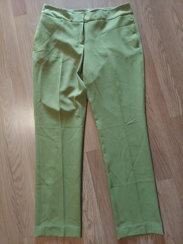 Traje Le Suit 2 Piezas Talla 10 Chaqueta/8 Pantalones ~ Verde Lima - Imagen 11 de 19