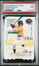 2024 Prospect Edition Konnor Griffin Ticket Stub Die Cut SSP RC /24 PSA 9 POP 1