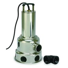 Dayton 2Jga7 1 Hp 2" Manual Submersible Sewage Pump 460V