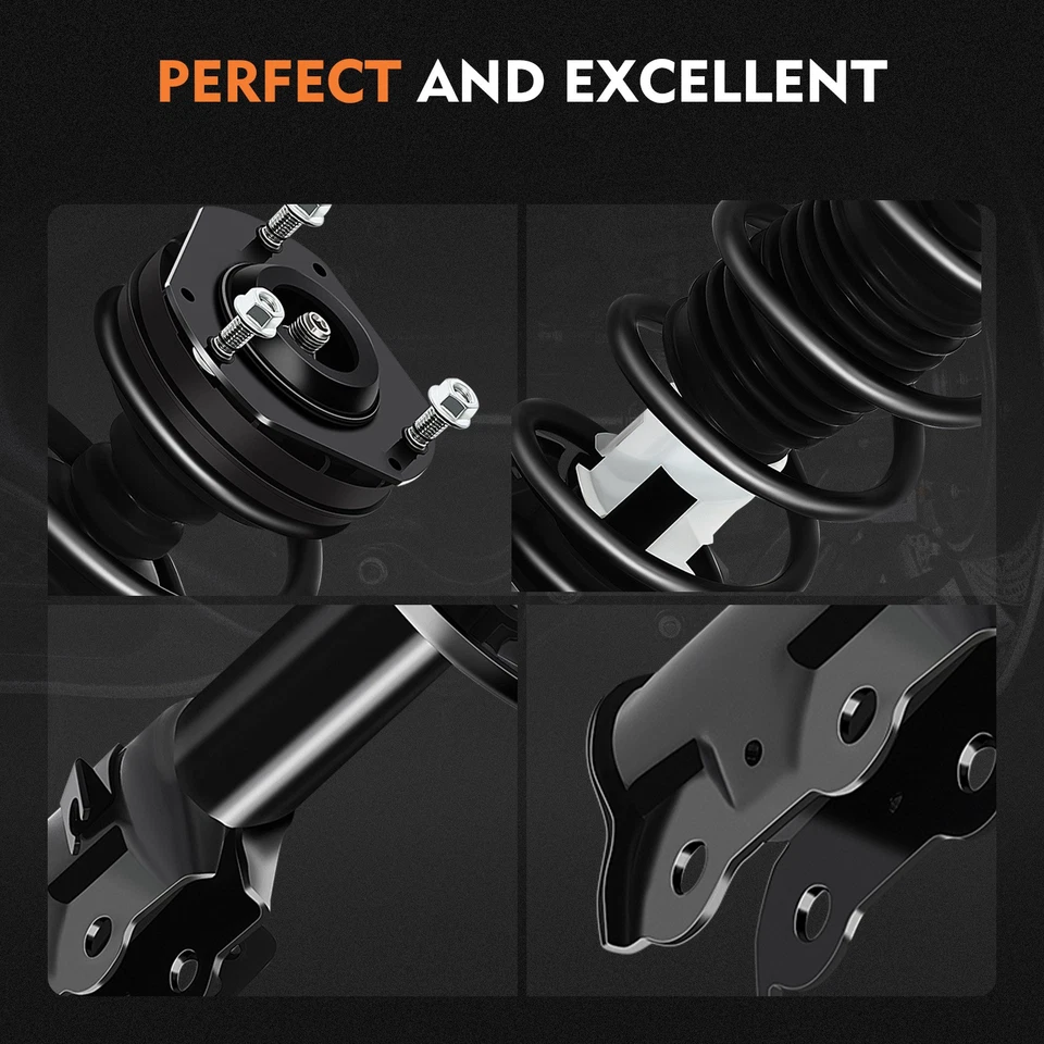 Conjunto de amortiguadores de resorte puntales delanteros completos para Ford Fiesta 2010-2013 Foto 4 de 4