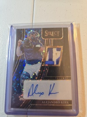 Alejandro Kirk - 2022 Panini Select Signature Materials SM-AK One of One /1