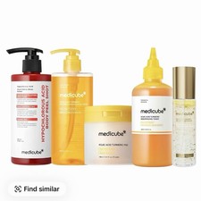 Medicube Body Care Set Kojic Acid Turmeric Body Wash Pads Toner Mist