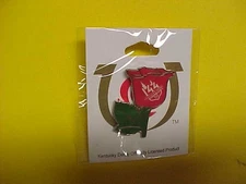 2018 Kentucky Derby Rose pin.Triple Crown winner.JUSTIFY.144th Running.RARE
