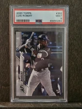 2020 TOPPS Luis Robert #392 Graded PSA 9 MINT Rookie Baseball Card