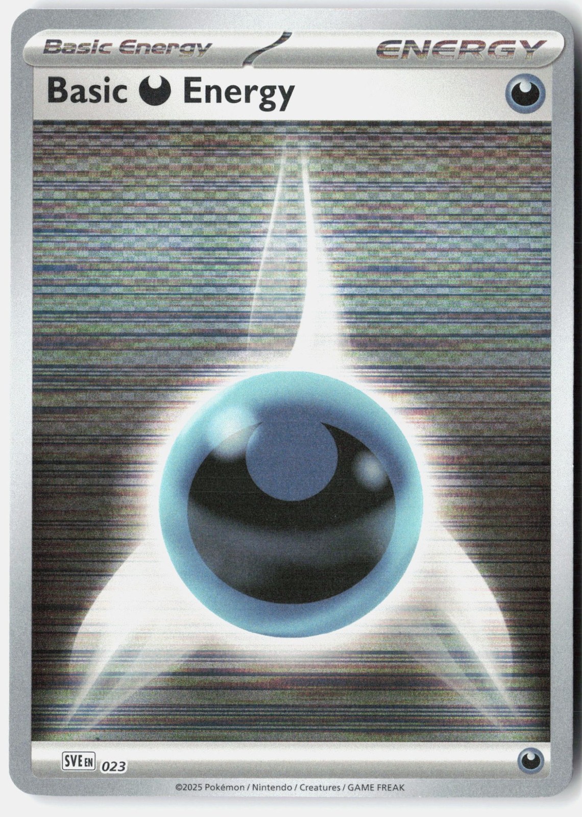 Basic Darkness Energy Reverse Holofoil [SVE - 023] - NM