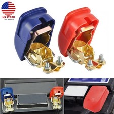 Car Battery Terminal Connector Clamp Quick Release Disconnect Top Post Cover US