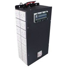 Black Box 28 Way Metal Timer Box | Grow Room Multi-Outlet Timer Control Panel