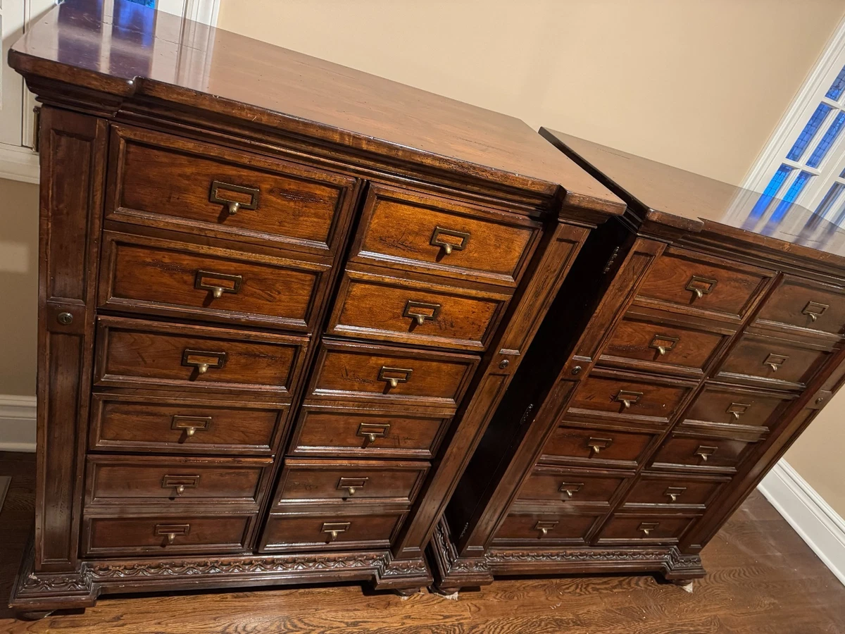 【アンティーク】欧米式書類入れ 欧米式folders　1950年代 Wooden Antique File Cabinets 1950-Now for sale | eBay