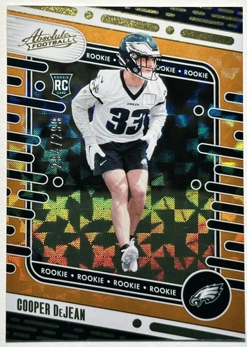 2024 Panini Absolute Football Orange Mosaic Cooper DeJean #140