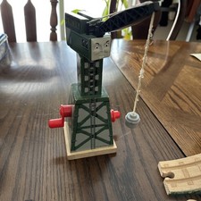 Thomas the Tank Engine Train Cranky the Crane Wooden Friends Green Works 2005