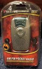 Brand New  Sentry PR799 AM/FM Personal Radio with Built-In Speaker and Earbuds 