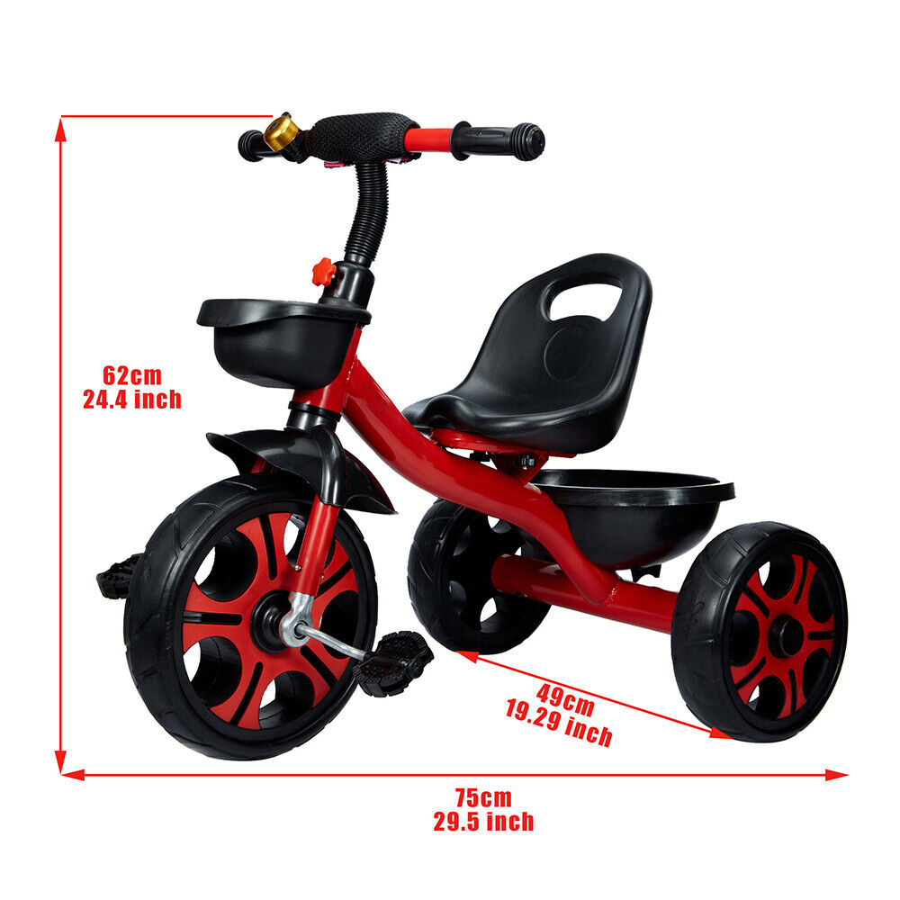 Children's Tricycle Portable One-button Folding Triciclo Infantil