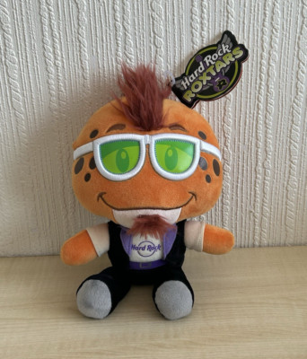 Hard Rock Cafe Roxtars Skiddley Leadsänger Plüsch Kinder Rockstar weiches Teddyspielzeug