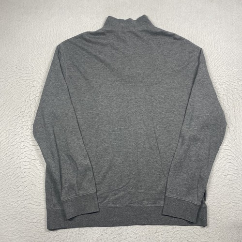 Polo Ralph Lauren Sweater 1/4 Zip Mens XL Gray Mock Neck Long Sleeve Pony - Picture 6 of 11