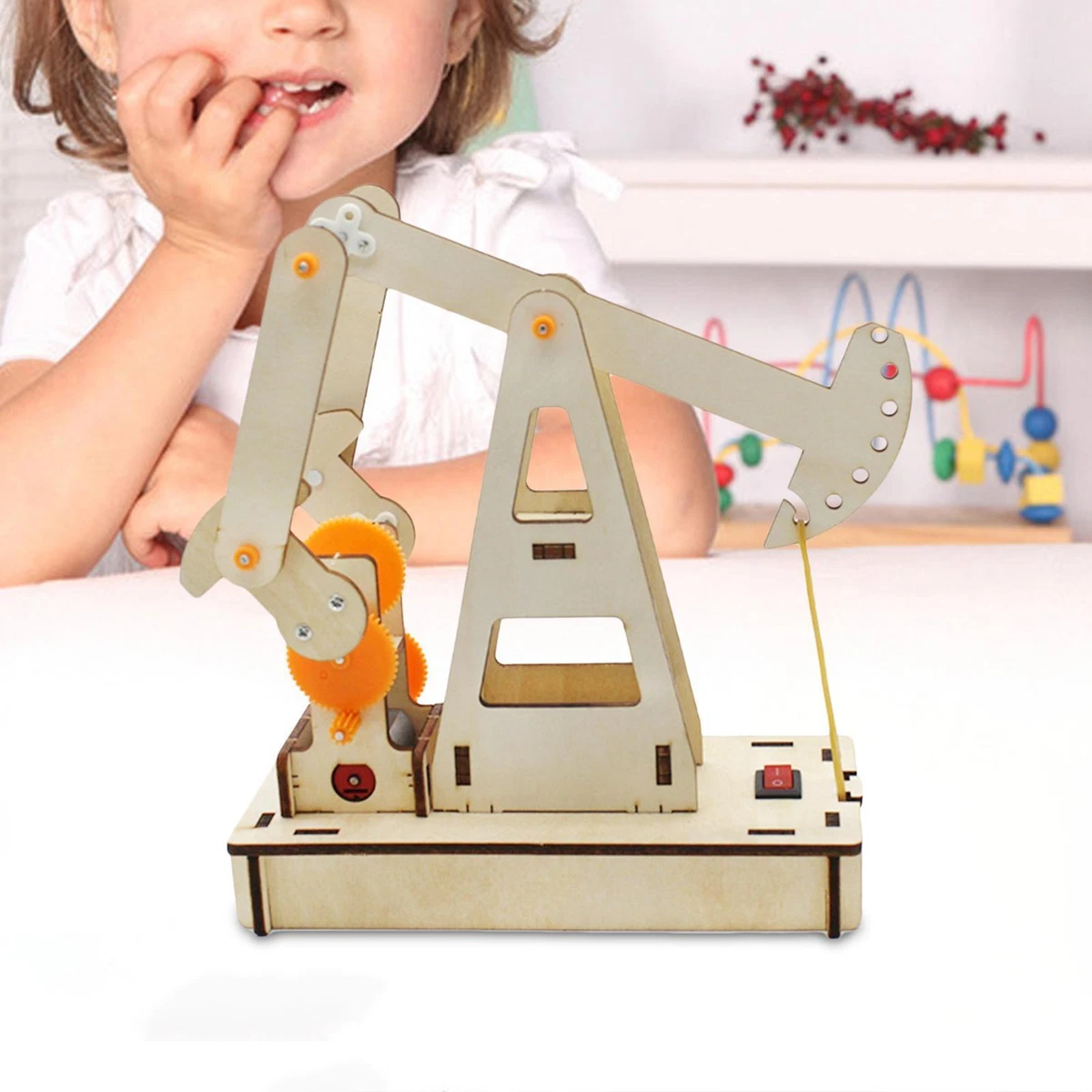 Wooden toy building kits sales