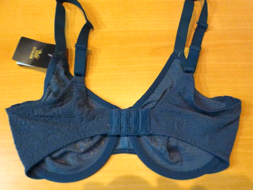 Wacoal 851205, 34DD Bra Green Halo Lace, Underwire, 1/2 lined Seamless W/ J Hook - Picture 5 of 7