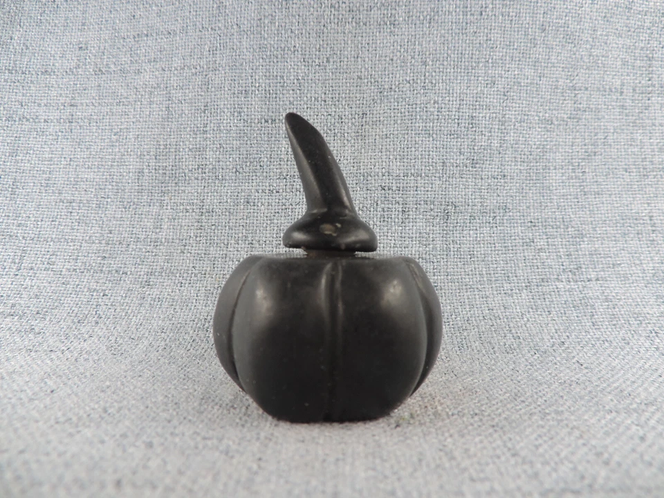 Exquisita botella de tabaco de ágata natural china tallada a mano con forma de calabaza Foto 3 de 4