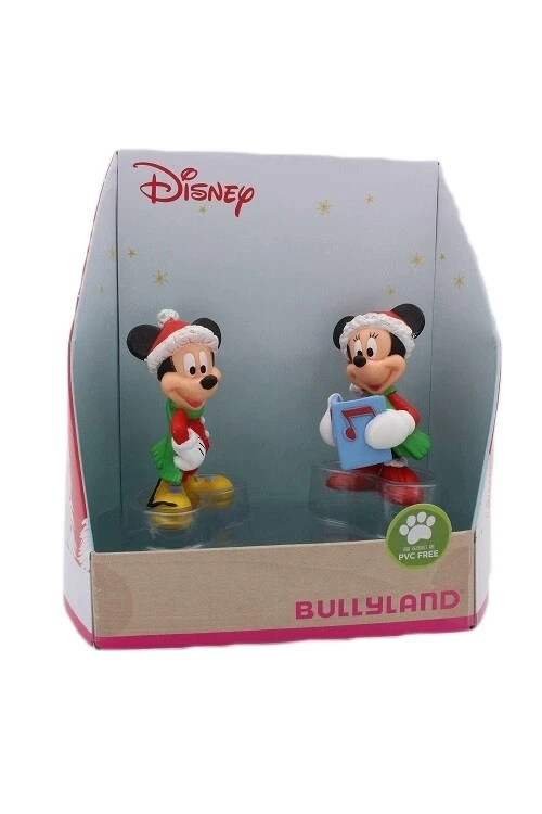 15074 Bullyland Figuren Set Micky Maus Set - Weihnachten Spielfiguren Set