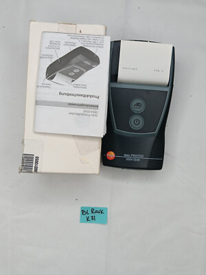 Testo 0554 0549 Fast IRDA Printer for Flue Gas Analyser
