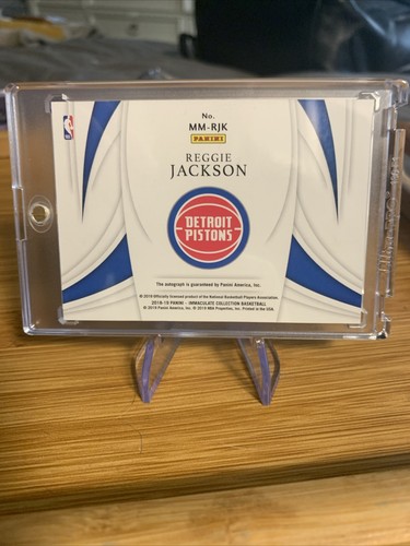 2016 And 2018 Reggie Jackson 2 Card Immaculate Modern Marks Lot. 1/99 And 1/49. - Picture 5 of 6
