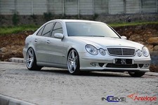Cars Incurve Wheels Tuning Mercedes E Desk Mat Stitched