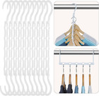 New ListingWhite Magic Space Saving Hangers, Premium Smart Hanger Hooks, Sturdy Cascading H