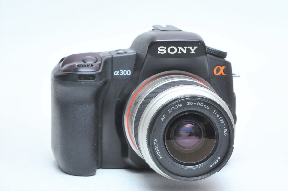 Sony Alpha A300 Digital SLR Camera With Minolta AF 35-80mm Lens | eBay
