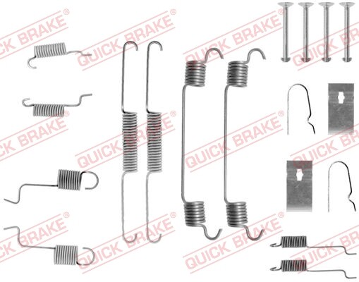 Quick Brake ZubehöRsatz 105-0742 Bremsbacken FüR Mazda-image