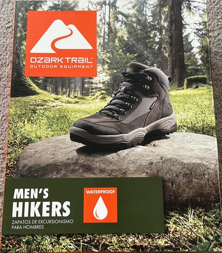 NIB Mens OZARK TRAIL Waterproof Hiking 
