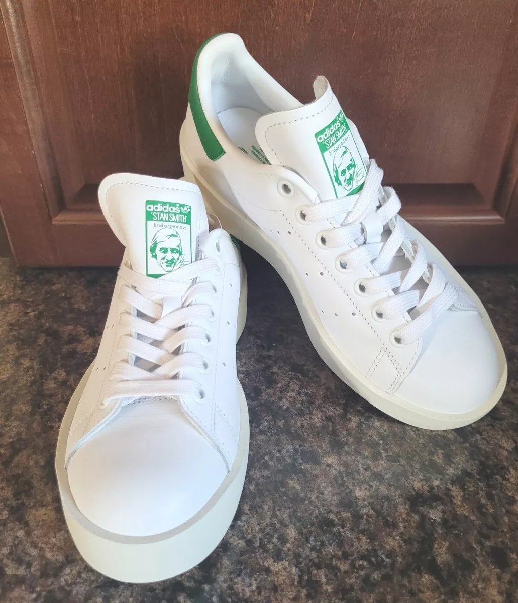 Adidas Stan Smith Bold Green Sneakers Shoes Size US 6.5 Sports Heritage | eBay